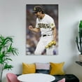 thumbnail image 6 of Yu Darvish Canvas Poster Canvas Art Poster and Wall Art Picture Print Modern Family bedroom Decor Posters 16x24inch(40x60cm), 6 of 6