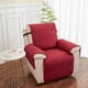 thumbnail image 1 of Nvzi Funda de sofá, funda de cojín para sofá, impermeable, reclinable, para sala de estar, fácil de instalar, lavable, protector de sofá (21,65 x 78,74 pulgadas, rojo oscuro), 1 of 3