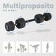 thumbnail image 2 of Mancuerna con Peso Ajustable Altera  SM-20K C/ Discos de Cemento Intercambiables 20Kg, 2 of 12