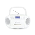 thumbnail image 1 of Emerson EPB-3003 - Radiocasete Portátil con CD y Casete, Color Blanco, 1 of 11