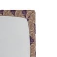 thumbnail image 3 of Ambesonne Ethnic Fitted Sheet, Traditional Triangle Stripes, King Size, Dimgray Indigo Eggshell, 3 of 5