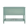 thumbnail image 4 of Buffet Table with Cabinet Table, Free Standing Kitchen Storage Sideboard Dining Buffet Server Cabinet, 45.2'' Console Table Sofa Table 6 Drawers, 1 Cabinets and 1 Bottom Shelf-Sage, 4 of 7