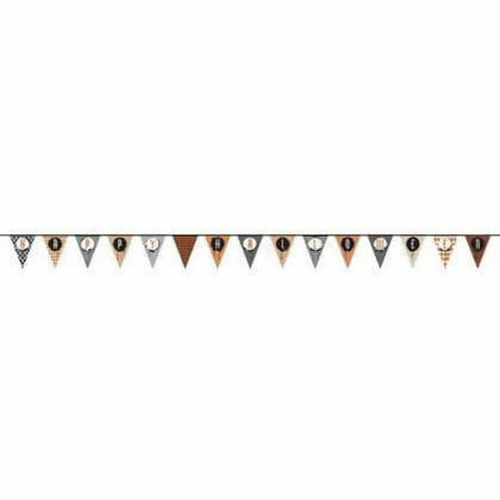 Happy Halloween Pennant Banner, 14 ft, 1ct