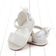 thumbnail image 5 of Aojekbee Baby Girl Summer Sandals Breathable Soft Non-Slip Sole Open Toe Shoes with 3D Bow Newborn Infant Shoes, 5 of 8