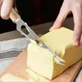thumbnail image 4 of Cuchillo para queso y tomate, cuchillo para queso que corta todo tipo de queso para cortar, rebanar y servir, 4 of 5