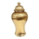 thumbnail image 3 of Vasija de porcelana antigua, vasija de templo con tapa, flor elegante multifuncional Oro, 3 of 9