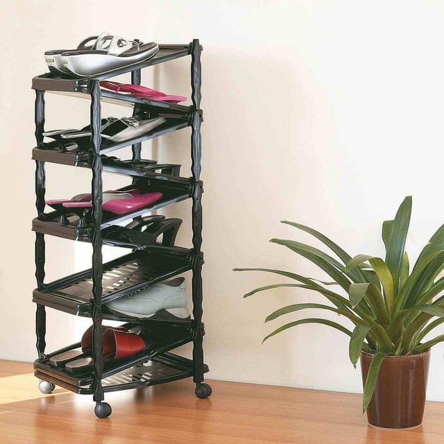 Rack Zapatera Extendible LIFTOR 10 Pares de Zapatos Negro