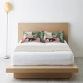 thumbnail image 6 of Yayeee Pillowcase King Size Set of 2 Satin Wrinkle Resistant Pillow Case, Pink Sleeping Cat, 6 of 7