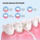 thumbnail image 4 of Cordless Water Flosser Teeth Cleaner 4 Jet Tips Dental Floss Oral Irrigator Tooth Cleaning Waterproof Kit For Travel And Home, 4 of 5