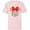 Soft Pink, variant on Disney Minnie Mouse Polka Dot Rainbow - Short Sleeve T-Shirt for Kids- Customized-White