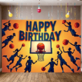 thumbnail image 6 of Colorful Design Basketball Banner Decorative Pattern for Birthday Party Kids Celebration Indoor Decoration, 6 of 8