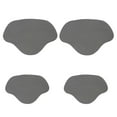 thumbnail image 1 of letairis 16 Pcs Patch de Réparation en Microfibre pour Chaussures Accessoires de Réparation Couleur Unie Gris, 1 of 1