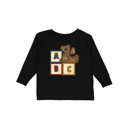 

Inktastic ABC BEAR Gift Toddler Boy Girl Long Sleeve T-Shirt