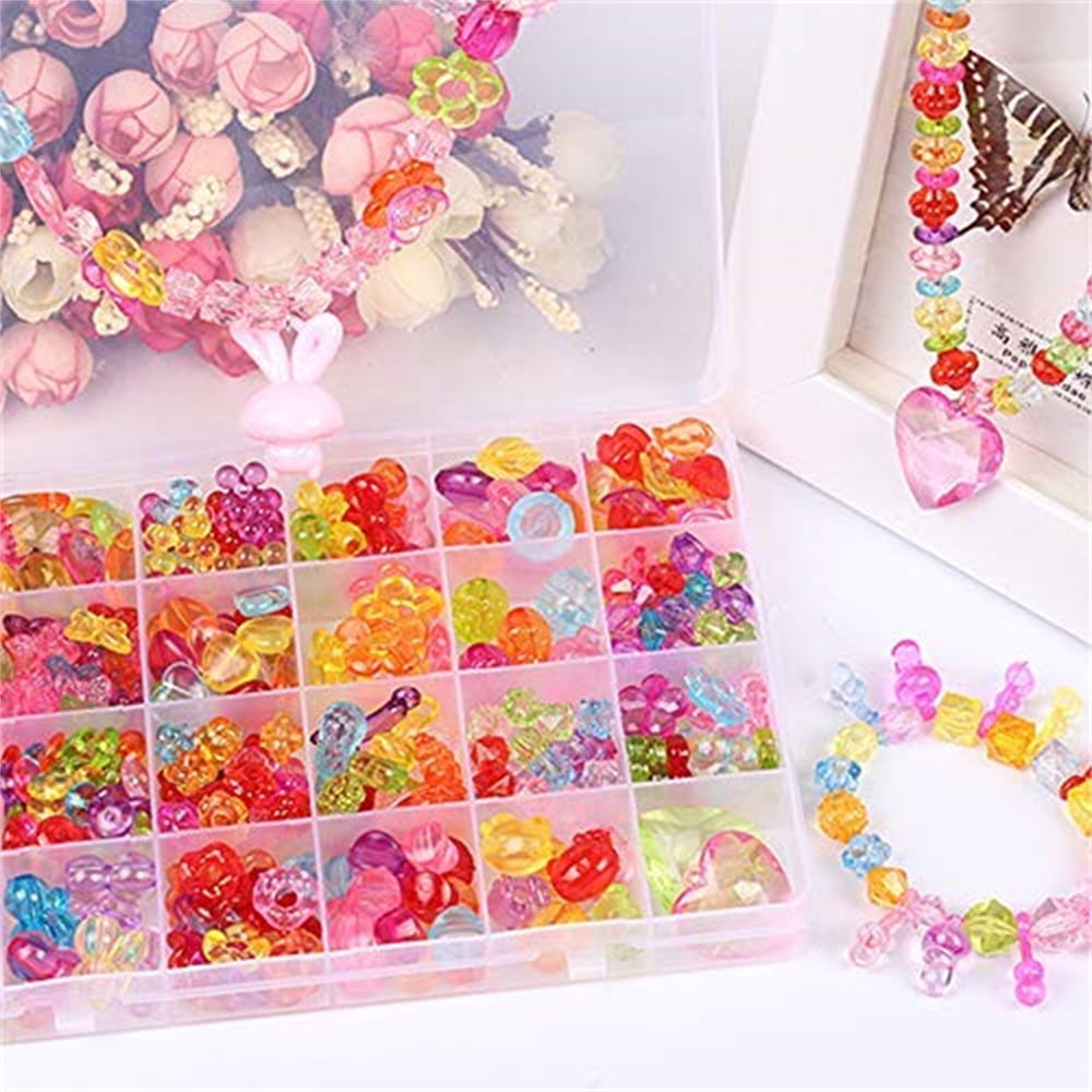 1pc Gift Boxed Set Clay Beads Bracelet Kit With Spacer Bead For Jewelry  Making, Crafting And Elastic Cord As Gift, Beneficial For Girls Of 8-12  Years Old, As Birthday Gift And Enrichment