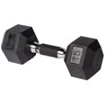 thumbnail image 1 of PRISP Haltère Hexagonal en Caoutchouc - Poids à Main en Fonte pour Gym à la Maison, Exercice et Mise en Forme avec Poignée en Caoutchouc; Vendu à l'Unité, 1 of 8