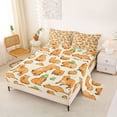 thumbnail image 2 of Erosebridal Cute Animal Capybara Full Size Sheets For Capybara Lover,Green Kawaii Frogs Bed Sheets For Girls Kids 4 Pieces, 2 of 6