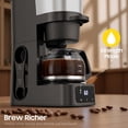 thumbnail image 4 of ATSENT Grind and Brew Coffee Maker,Drip Coffee Maker with Grinder Built In,5-Cup Programmable Coffee Machine with Brew Strength,Warming Plate and Mul, 4 of 8