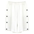 thumbnail image 2 of Gubotare Toddler Soccer Shorts Boys Toddler Baby Boys Girls Solid Color Summer Sport Jogger Active Shorts Pants (White,Size 4-5 Years), 2 of 4