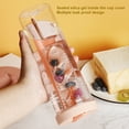 thumbnail image 4 of Botella de agua con infusor de frutas con pajita, botella de agua deportiva transparente portátil de gran capacidad para Fitness, gimnasio, actividades al aire libre, 4 of 8