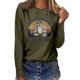thumbnail image 2 of Blusa cómoda de manga larga con estampado de letras para mujer a la moda Fridja fksj1448, 2 of 4
