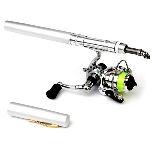 Pesca Caña Combo Mini Pocket Pen Telescópico ()