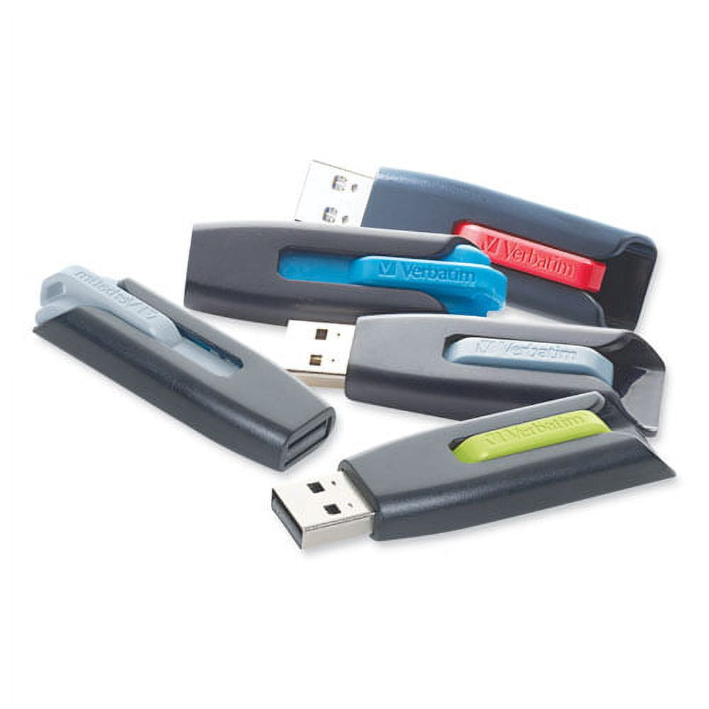 "Store 'n' Go V3 Usb 3.0 Drive, 128 Gb, Black/gray | Bundle of 2 Each"