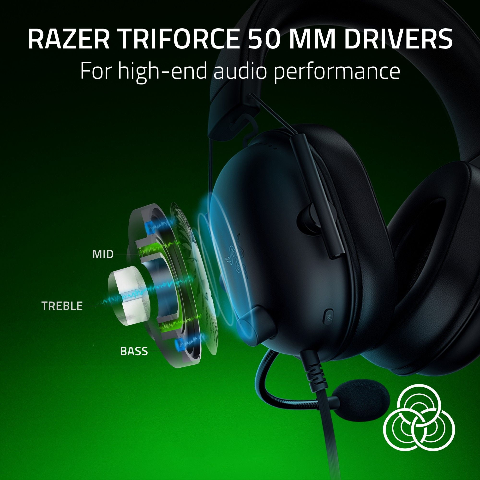 Razer BlackShark V2 X Xbox Wired Gaming Headset - Black