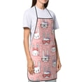 thumbnail image 4 of Pofeuu Girl Rabbit Print Aprons with Pockets, Cute Aprons for Kitchen, Cooking, Server, Barber, Chef Apron, 4 of 7