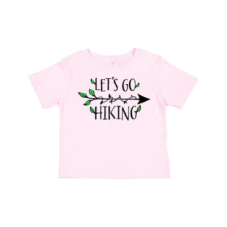 

Inktastic Let s Go Hiking- Arrow and Leaves Gift Toddler Boy or Toddler Girl T-Shirt