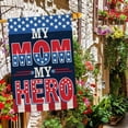 thumbnail image 3 of My Mom My Hero House Flag Mother''s Day Star and Stripes Decor Flag Banner for Outside Yard 28 X 40 Inch Double Side, 3 of 6