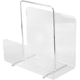 thumbnail image 1 of Topyond Clear Acrylic Magazine Rack, File Book Holder Wall Bookshelf Brochure Display Rack Office Organization and Storage for Books,Records,Magazine,File Folders for Reception Areas, Living Rooms, 1 of 8
