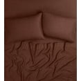 thumbnail image 5 of Brooklyn Loom Flax Linen 100% Linen Deep Pocket Brown 4-Piece California King, All Season, Adult Size, OEKO-TEX Certified, 5 of 9