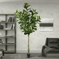 thumbnail image 7 of Vickerman 10' Artificial Potted Fiddle Tree., 7 of 7