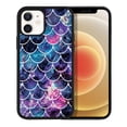 thumbnail image 1 of FINCIBO Soft Rubber Protector Cover Case for Apple iPhone 12 / 12 Pro 6.1" 2020 (NOT FIT Apple iPhone 12 Pro Max 6.7" 2020/iPhone 12 mini 5.4" 2020), Mosaic Mermaid Scale, 1 of 5