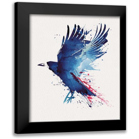 Farkas, Robert 12x13 Black Modern Framed Museum Art Print Titled - Bloody Crow