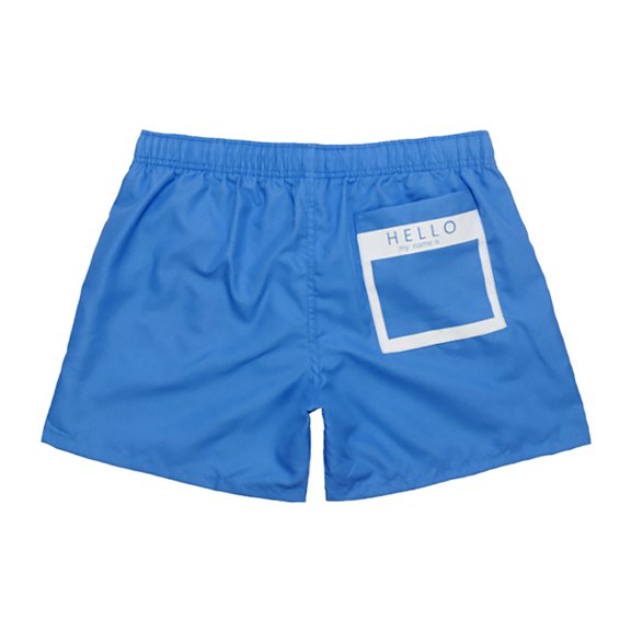 Ramiter Shorts Men Men Spring and Summer Short Casual Loose Street Lace Up Beach Print Fashion Short Outdoor Sports Five Short Blue,2XL