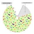 thumbnail image 4 of Lsque Pikmin Print Christmas Tree Skirt, Tree Skirt with Ties or Velcro, Perfect for Holiday Decorations, Halloween, and New Year-30", 4 of 7