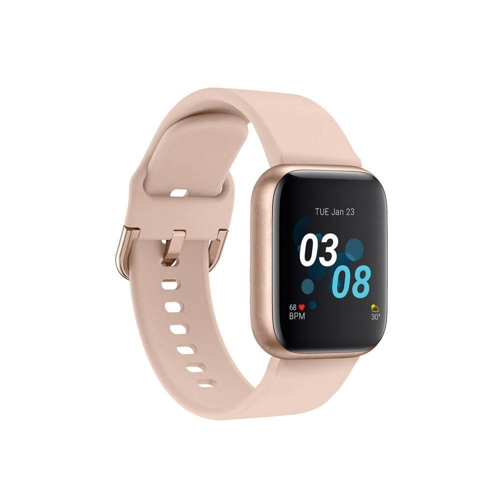 iTouch Air 3 smart watch and fitness tracker, for women and men, blush band - Walmart.com
