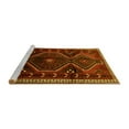 thumbnail image 2 of Ahgly Company Machine Washable Indoor Square Persian Yellow Traditional Area Rugs, 6' Square, 2 of 4