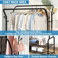 UNTIMATY Heavy Duty Clothing Garment Rack, Double Rail Freestanding