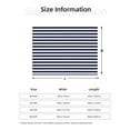 thumbnail image 5 of Fuzoiu Navy Blue And White Stripes Print Flannel Blanket,Throw Blanket,Flannel Home Decor,Fleece Bed Blankets,Cozy Soft Blanket for Bed, Sofa, Camping, and Travel-60"x50", 5 of 6