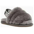 thumbnail image 2 of UGG Toddlers' Fluff Yeah Slide in Charcoal, 10 US, 2 of 5