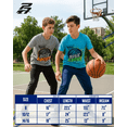 thumbnail image 7 of Pro Athlete Boys Pants Set 3 Piece Graphic Tees Athletic Shorts and Jogger Sweatpants 3 Piece Set, 7 of 7
