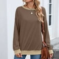 thumbnail image 5 of Womens Blouses Fall 2025 Tube Tops With Built In Bra Xs Vneck 3/4 Sleeve Shirts Long Long Sleeve Button Down Blouses Casual, 5 of 6