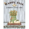 thumbnail image 2 of Kennedy, Lisa 12x14 Gold Ornate Wood Framed with Double Matting Museum Art Print Titled - Happy Fall, 2 of 4