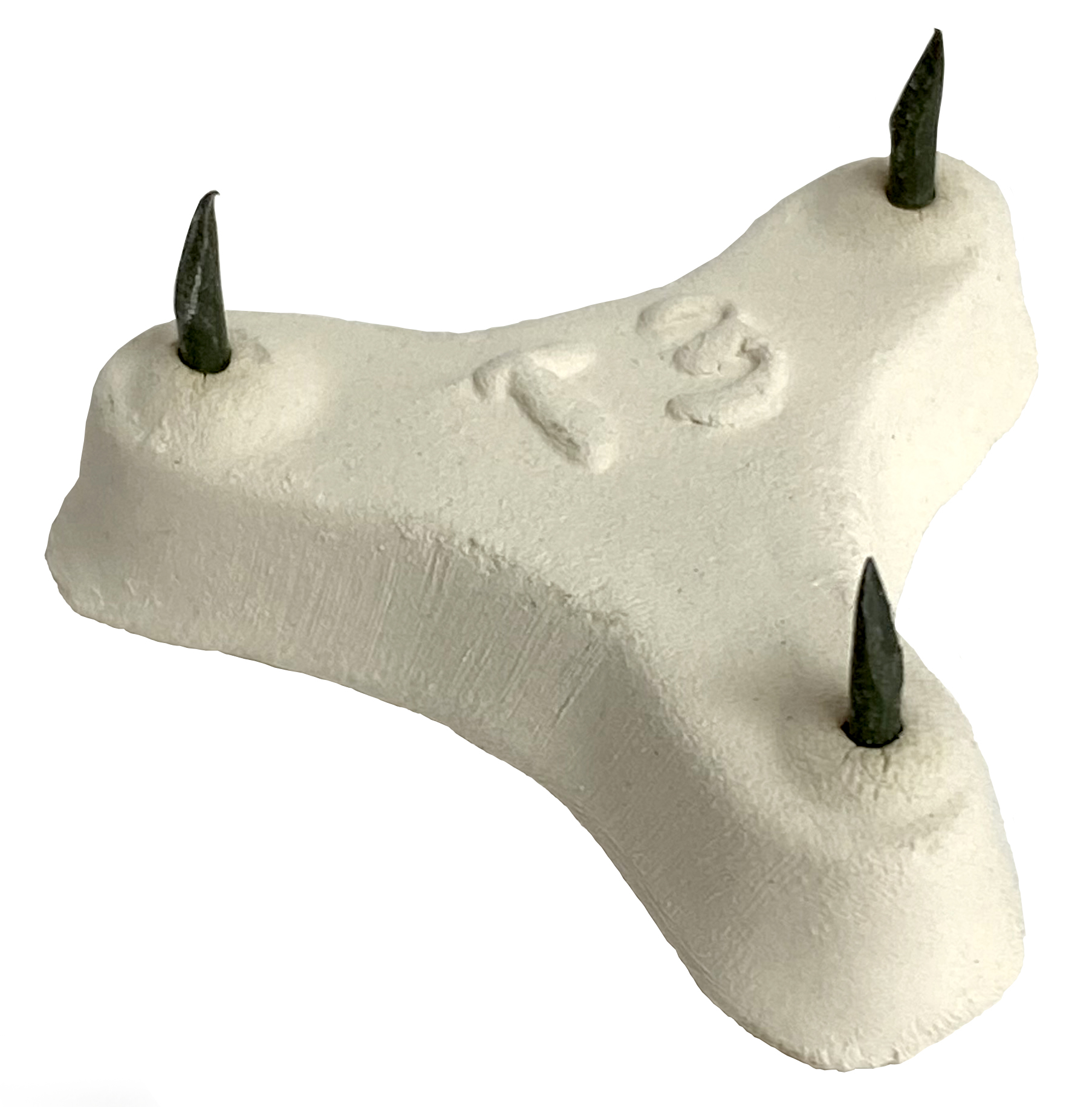 Ceramic Tripod 3Point Kiln Stilt with Points 11/8" Apart for Kiln