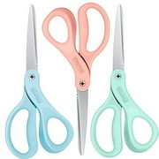 Pastel Scissors, Niutop 8" All Purpose Scissors Heavy Duty Ergonomic Comfort Grip Shears Sharp Scissors for Office Home Household Sewing High/Middle School Students Teacher Art Craft DIY Supplies