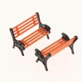 thumbnail image 1 of Baohd Train Railroad Diorama Park Bench for DIY Sand Table Model 1:75 white G, 1 of 9
