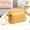 Yellow, variant on Foqnuq Large Capacity Double Layer Travel Cosmetic Bag, Portable PU Leather Makeup Organizer, Toiletry Bag for Skincare & Beauty Products, Ideal for Travel & Daily Use