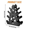 thumbnail image 3 of Corals Style Dumbbell Rack Heavy-Duty Steel Storage Organizer with Multi-Tier Design and Non-Slip Base for Home Gym Equipment Organization and Space Saving NAJKZA | Black, 3 of 9